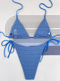 Halter Wrinkled Mini Micro Bikini Women Swimwear Female Swimsuit Two-pieces Bikini Set Brazilian Bather Bathing Suit Swim Lady