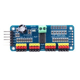 1-10PCS PCA9685 Robot Controller IIC Interface 16 Channel 12-Bit PWM Servo Motor Driver Board for Arduino Robot/ Raspberry Pi