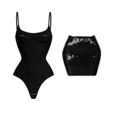 2026 2Pcs Sexy Women One Piece Swimsuit Female Swimwear Solid Biquini High Cut Monokini Push Up Swim Suits Bathingsuit Beachwear