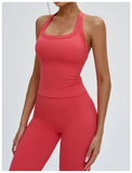 Sports underwear for Women Fitness Bra Tights Yoga Vest High Strength Shockproof Gym Workout Sports Top Push Up With Chest Pad