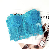 Phantasy Sexy Lace See through Crop Top Women Fashion Floral Embroidery Black Tank Top Night club Dress up 2026 Summer Outfit