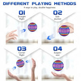 Flying Ball Toy with LED Lights & 360° Rotating Hover Design