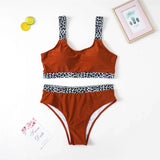 0XL - 4XL Splicing Bikini Large Size Swimwear Plus Size Women Swimsuit Female Two-pieces Bikini set Bather Bathing Suit K3785