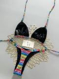 Letters Print Colorful Micro Mini Thong Bikini 2026 Women Swimwear Female Swimsuit Two-pieces Bikini Set Bathing Suit Swim Lady