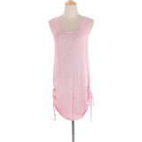 20 Colors Backless Lace Up Crochet Knitted Tunic Beach Cover Up Cover-ups Beach Dress Beach Wear Beachwear Female Women V5479