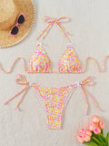 Sexy Swimsuit Women's Bikinis Swimwear Woman  Bathing Suit 2 Piece Triangle Bikinis Sets Beach Dress Wear Cover Up Beachwear