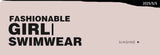 Swimsuit split skirt conservative small breast push up vacation swimsuit hot spring date romantic bikini
