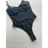 Sexy Extreme String Mini Micro Thong Women Swimwear One Piece Swimsuit Female Underwired Backless Bather Bathing Suit Swim V7516