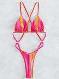 Sexy Extreme Mini Micro String Women Swimwear One Piece Swimsuit Female Cross Backless Monokini High Cut Bathing Suit Swim Lady