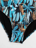 2026 Leopard Printed One Piece Swimsuit Ruffle Swimwear Women Padded Bathing Swimming Suit Female Summer Bodysuit