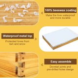 Langstroth Beehive Kit 10 Frame With Beeswax Coated Frames