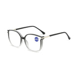 Reading Glasses Women Men Square Prescription Lenses Multifocal Eyeglasses Anti-blue Light Computer Eyewear Frames