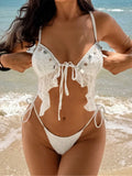 S - XL Two-pieces Bikini set Bather Bathing Suit Swim Scalloped Tankini High Leg Cut Bikini Female Swimsuit Women Swimwear K8064