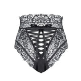 Lace Underwear Women Sexy Lingerie High Waist Panties Thongs Comfortable Seamless Hollow Out Underpants Knickers Briefs