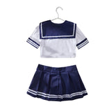 JK Girl Miniskirt Set Sexy Women Lingerie Cosplay Babydoll Plaid Skirt Lace Sleepwear Erotic Student Uniform Kit Sexy Nightdress