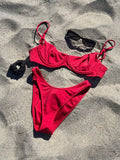 Sexy Women One Piece Swimsuit Female Swimwear 2026 Brazilian Monokini Swimming Suit Beachwear High Cut Solid Bathing Suit