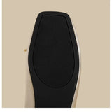 Balletcore Style Satin Lace-Up Flats for Women Black Ballerina Bow Detail Square Toe Ankle Wrap Ribbon Ballet Coquette Shoes