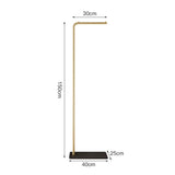 Cream Minimalist Floor Coat Rack Entryway Standing Coat Stand Multifunctional Bedroom Clothes Hanger Shelf Organizer Furniture