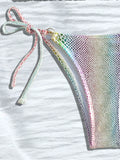 DEKA Colorful Snake Skin Halter Strappy Bikini Female Swimsuit Women Swimwear Two-pieces Bikini set Bather Bathing Suit Swim