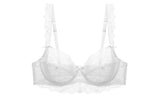 MOYISU 2026 French Lace Bralette Set | A-G Cups Adjustable Lift | Anti-Sag Slimming Bra | Sheer Allure Wire-Free Summer