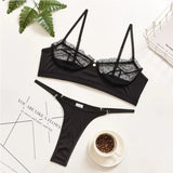 Flounce Sexy Lingerie Lace Transparent Women's Underwear Hot Delicate Erotic Lingerie Set Porn Exotic Sets Sexiest Outfit