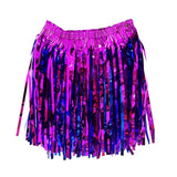 Sequin Cheerleading Team Dress for Adults Kids Rain Skirt Dance Costume Streamer Fringe Half Skirt for Beach Parties