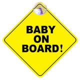 Baby On Board BABY IN CAR PVC Stickers Safety Reflective Tuning Cartoon Window Decals Automobiles Personalized Ornaments