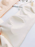 Trim T-Shirt Bra Women's Ultra Thin Wirefree Low Cut Support Seamless Invisible Cover Autumn Slimming Large Chest Comfort S-2XL