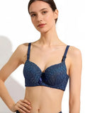 Lace Underwire Bra for Women Push Up Bra Sexy Lingerie Comfortable solid color bra for daily wear D176