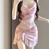 Bikini Swimsuit, Women's Three Piece Set, High-end Split, Flesh Covering, Conservative Beach Vacation, Hot Spring Swimsuit