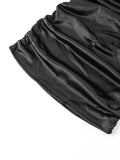 Hot Girls Slim Spaghetti Strap Mini Dresses Women Sexy See Through Flower Lace Fold Package Hip Bodycon Short Dress Club Vestido