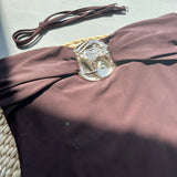 2026 Sexy Metal Buckle Women Bandeau Swimwear One Piece Swimsuit Female Monokini Bather High Leg Cut Bathing Suit Swim Beachwear