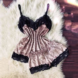 Summer Lace Sleepwear Sexy Satin Pajamas Set Women Nightshirt 2 Pieces Crop Tops and Shorts Set Homewear Loungewear