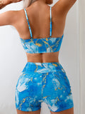 Strappy Bikini 2026 Women High Waist Swimsuit Tie Dye Drawstring Swimwear Female Bathers Bathing Swimming Swim Suit Beachwear