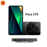 XIAOMI POCO C75 fashion smart phone 8GB+256GB ram and storage/5000mah battery capacity/side fingerprint/facial recognition/GPS