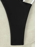 Asymmetric Mini Micro Thong Bikini Women Swimwear Female Swimsuit Two-pieces Bikini set Hollow Out Bathing Suit Swim Beach wear