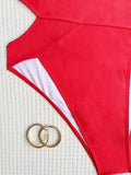 Scrunch Butt Swimsuits Deep V Neck Cross Backless One Piece Swimsuit Women Swimwear Female Monokini High Cut Bathing Suit Swim