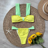 Black Bikini 2024 Sexy Micro Mujer Bikini Set Women Swimsuits Female Swimwear Brazilian Biquini Swimming Suit Solid Beachwear
