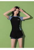 Swimsuit Women's Summer Split Casual Sports Plus Size Swimsuit Conservative Slimming Swimming Pool Swimming Equipment