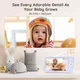 BOIFUN WiFi Baby Monitor With Night Vision And Two-Way Talk