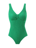 Black One Piece Swimsuit Female 2026 Crinkle Swimwear Women Slim Bathing Suits Summer Beach Wear Sports Monokini Swimming Pool