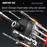 NANWEI 16.8V Brushless Electric Drill Cordless 55N.m Torque Li-ion Battery Screwdriver Power Tools for Home Improvement