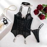 Romantic Lingeries Set Sexy Bra & Corset Lingeries for Woman Full Network Lingerie Femme Sexys Sexy Outfit Women Bodysuits G-row