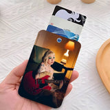 M-Mon L-Lafertes FEMME FATALE Cute Cartoon Card Keychain Anime Fashion Pendant Bag ID Door Card Case Bus Card