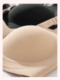 Push Up Bra for Small Bust – Seamless Wirefree Bralette with Cross Back, Soft Support Lift & Anti-Sagging Comfort Invisible Wear