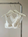 French Inspired Minimiser Bra Women Sexy Lingerie Set Large Chest Support Thin Comfort Half Cup Soft Underwire Anti Sagging