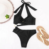 2026 Sexy Halter Asymmetric One Shoulder One Piece Swimsuit Women Swimwear Female Bather Bathing Suit Swim Lady Monokini V2660