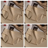 4Pcs/Set Cotton Panties Women Mid Waist Briefs Breathable Intimates Breathable Comfort Underwear M-2XL Soft Panties