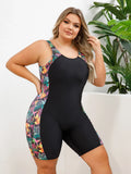 VigoJany 2026 Solid Patchwork Plus Size Swimwear Women Strapped Push Up Large One Piece Swimsuit Summer Chubby Bathing Suit