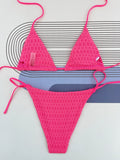 Halter Wrinkled Mini Micro Bikini Women Swimwear Female Swimsuit Two-pieces Bikini Set Brazilian Bather Bathing Suit Swim Lady